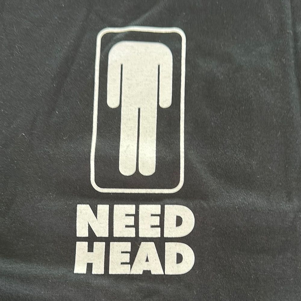Spencer's Black Tee with Humorous Graphic‎